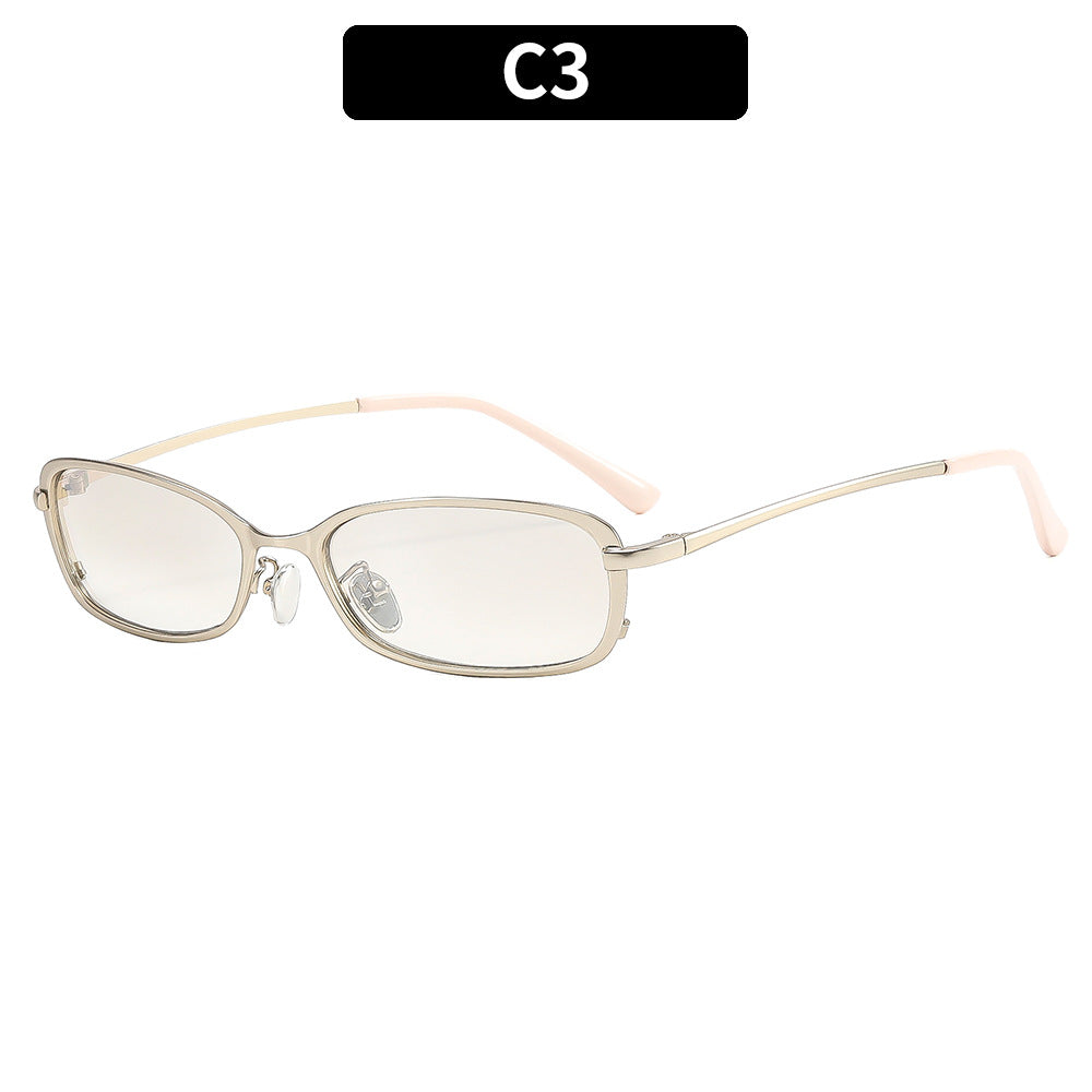 Designer Rechteck Sonnenbrille