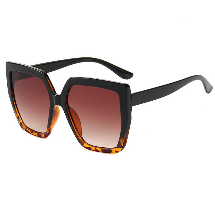 Damen elegante oversized Sonnenbrille mit luxuriösem Rahmen Brehn