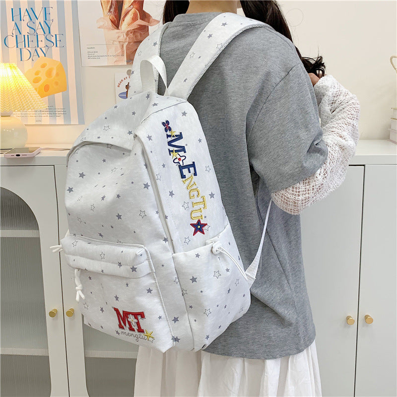 Stylischer mit Sternen verzierten Cordura-Rucksack Brehn