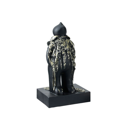 Abstrakte dekorative Flamingo-Skulptur