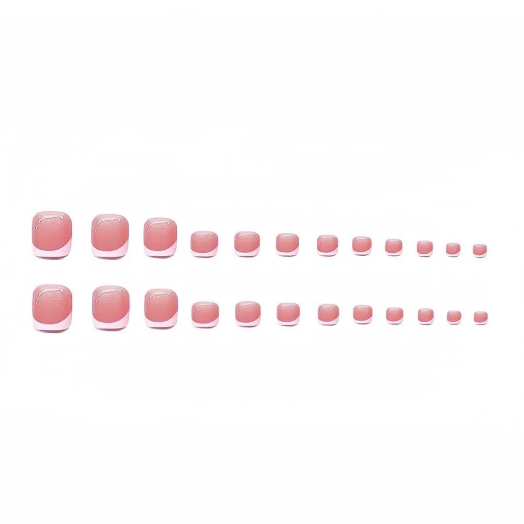 Elegantes französisches Tipp-Press-On-Nagelset Brehn