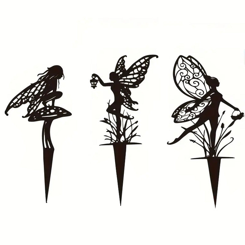 Gartenstecker mit Feenmotiv Brehn