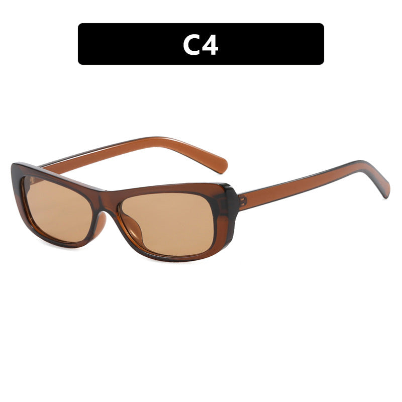 Damen Trendige rechteckige Sonnenbrille Brehn