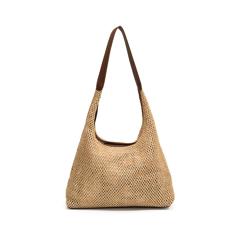 Handgewebte Strohtasche