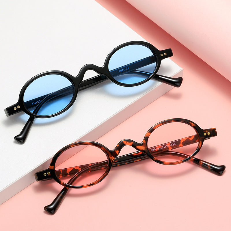 Damen runde Sonnenbrille im Retro-Stil Brehn