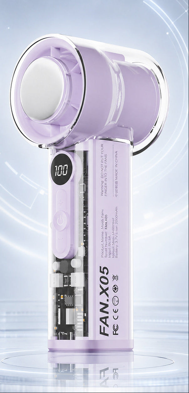Damen tragbarer transparenter Mini Ventilator Brehn