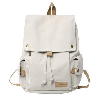 Robuste Leinwand Wanderschulrucksack Brehn