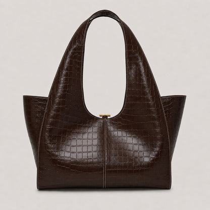 Schlanker strukturierter Tote-Handtasche
