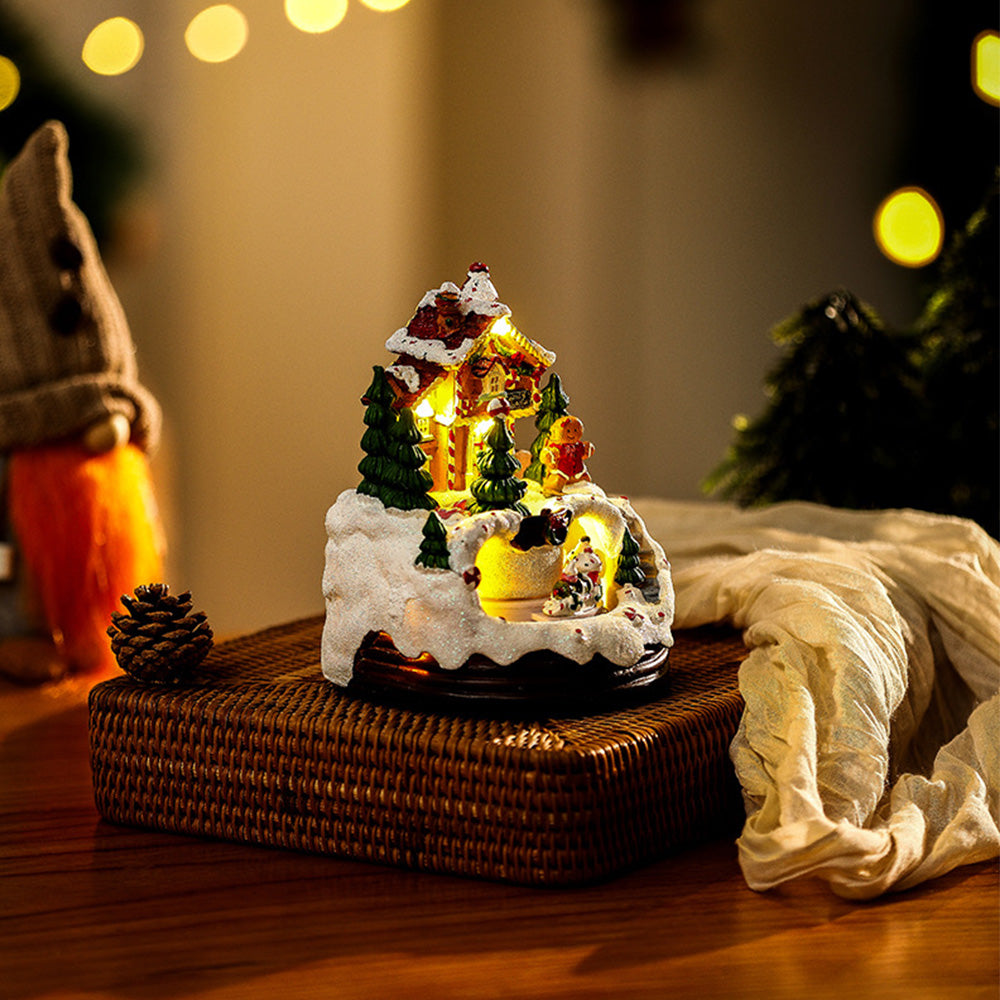 Brehn | Weihnachtsornament mit LED-Lichtern und Musik