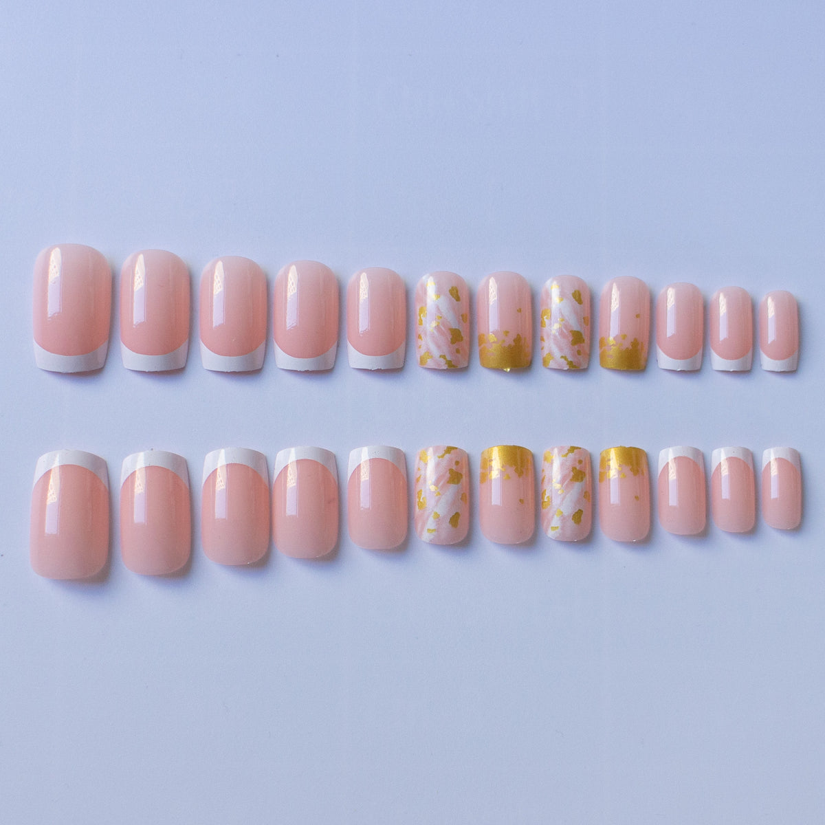 Luxus Goldblatt Nagelkunst Set