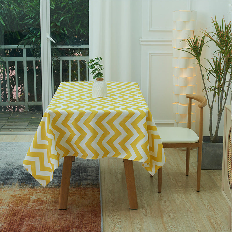 Moderne Chevron-Muster-Tischdecke