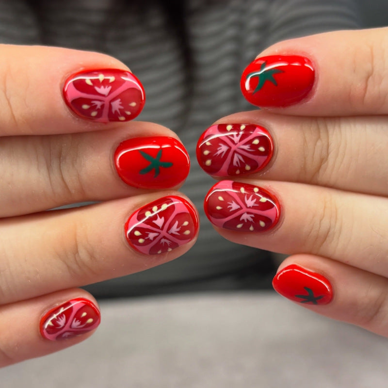 Kunstnagelset mit floralem und kreativem Design Brehn