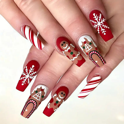 Künstlerische winterliche Nail Art Brehn