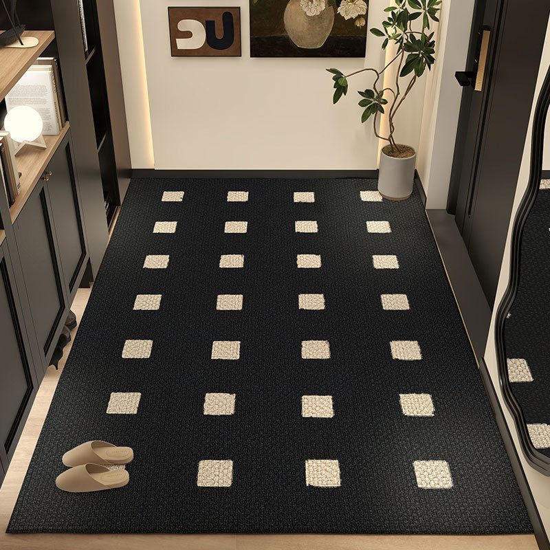 Moderner geometrischer Muster-Bereichsteppich