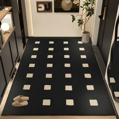 Moderner geometrischer Muster-Bereichsteppich