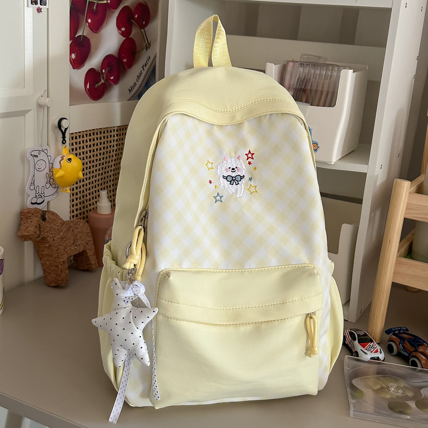 Spaß gemusterter Schulrucksack