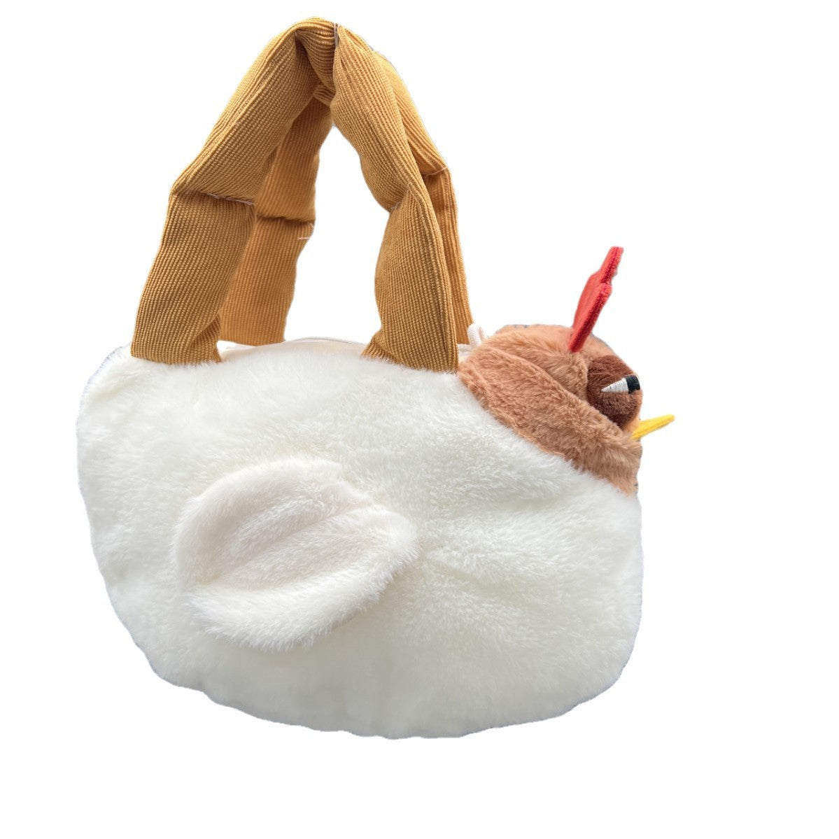 Niedliche Plüsch-Henkeltasche Brehn