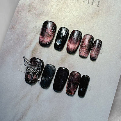 Dekoratives Press-On Nagelset Brehn