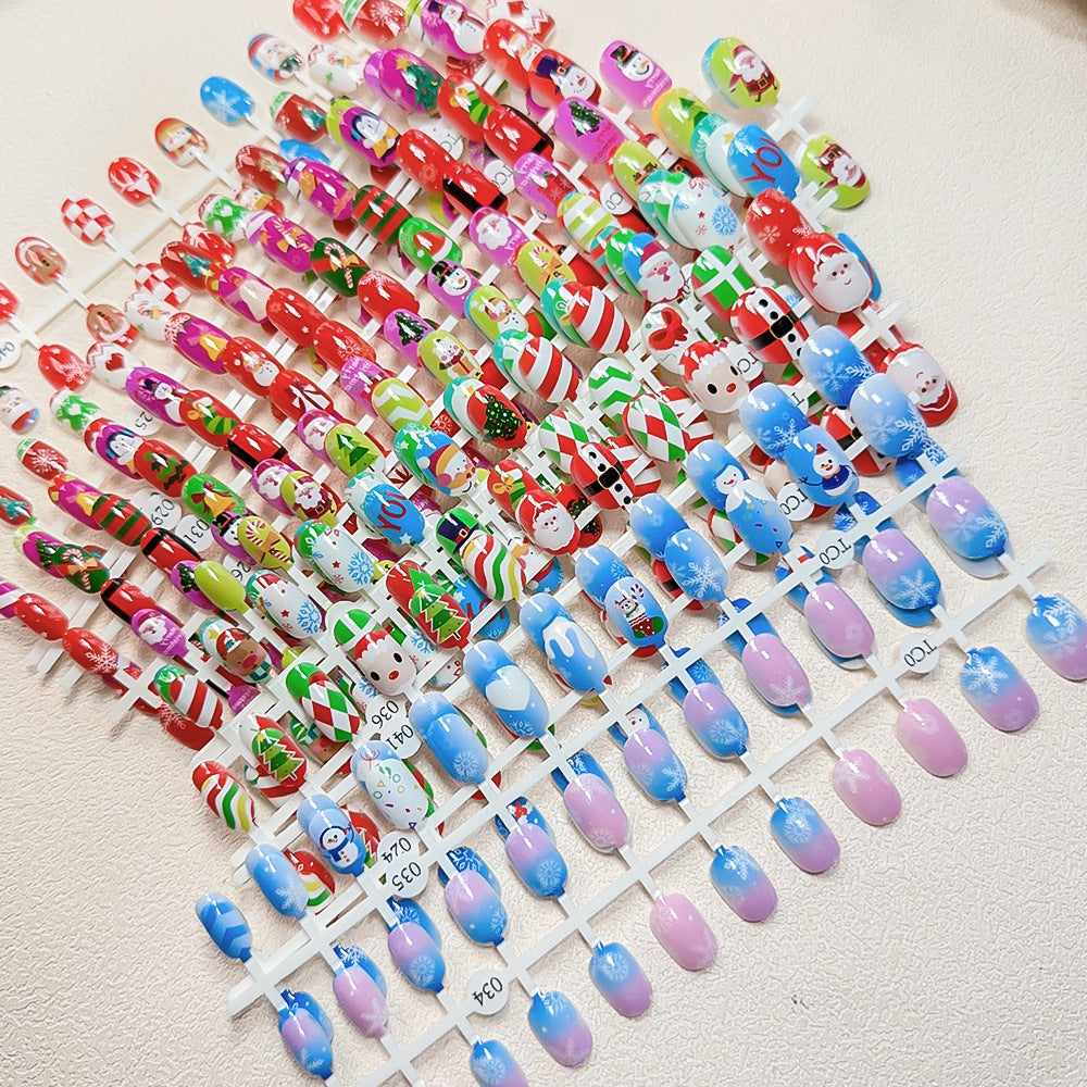 Kinder Spaß Urlaubs-Themen Fake Nail Set Brehn