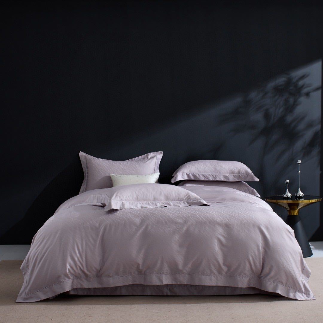 Luxus Baumwoll-Satin Bettwäsche und Kissenbezug Set