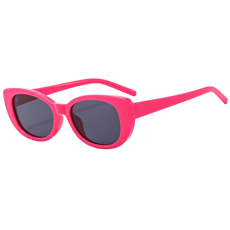 Damen Cat-Eye Sonnenbrille mit hochglänzendem Kunststoffrahmen Brehn