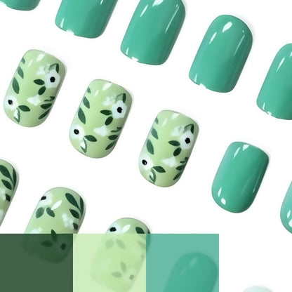Blütenmuster Nagelaufkleber Brehn