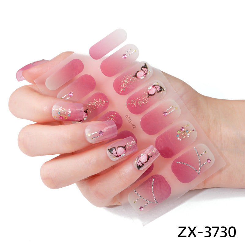 Elegante Gel-Nagel-Wickel