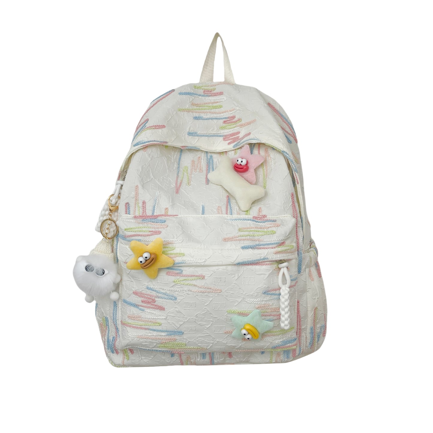 Süßer Charakter Applikationsrucksack