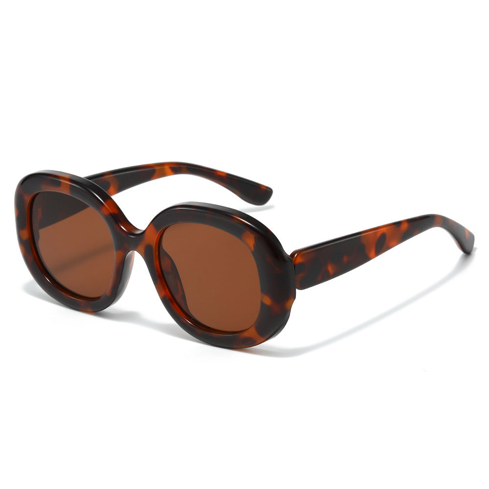Modebewusste Retro-inspirierte runde Sonnenbrille Brehn