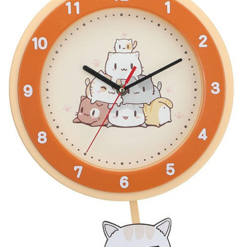 Wanduhr mit buntem Tierdesign Brehn