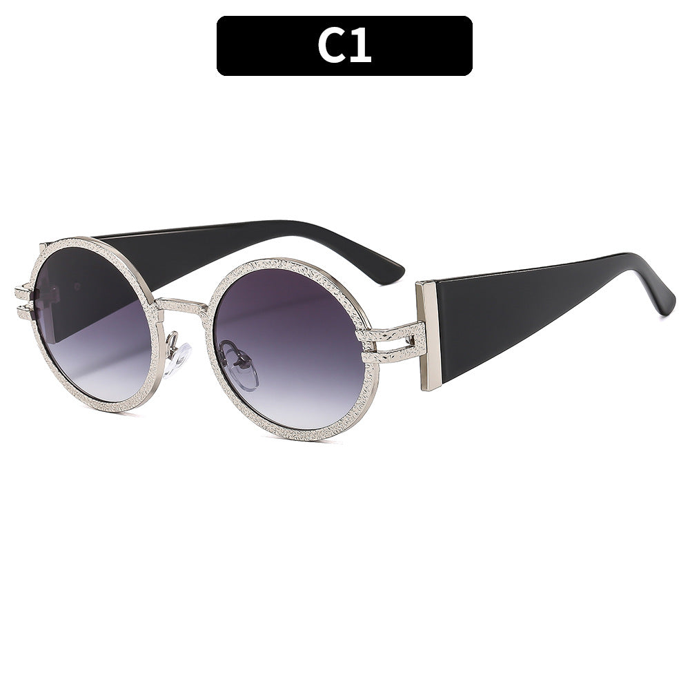 Elegante dekorative runde Rahmen-Sonnenbrille