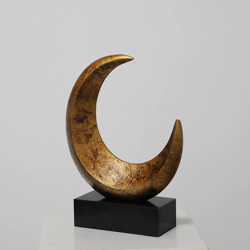 Dekorative Halbmondskulptur