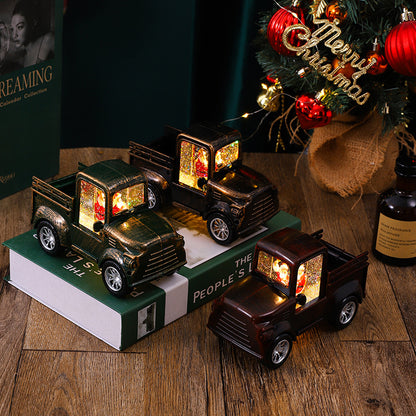 Festliche Weihnachtsauto Dekoration Brehn