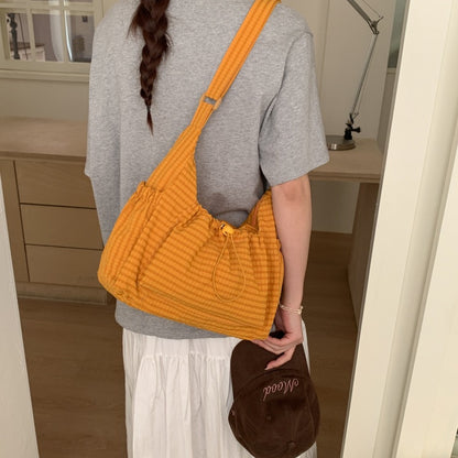 Lässige Gingham Tragetasche