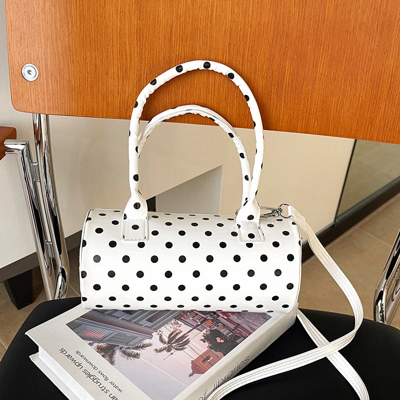 WoChic Strukturierte Gepunktete Handtasche Brehn