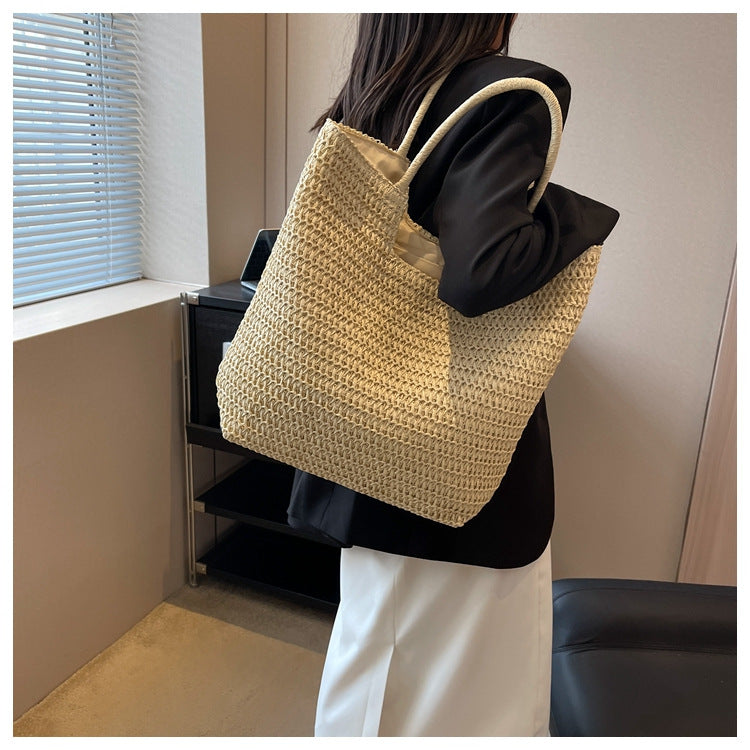 Handgefertigte ven Strohtasche Brehn