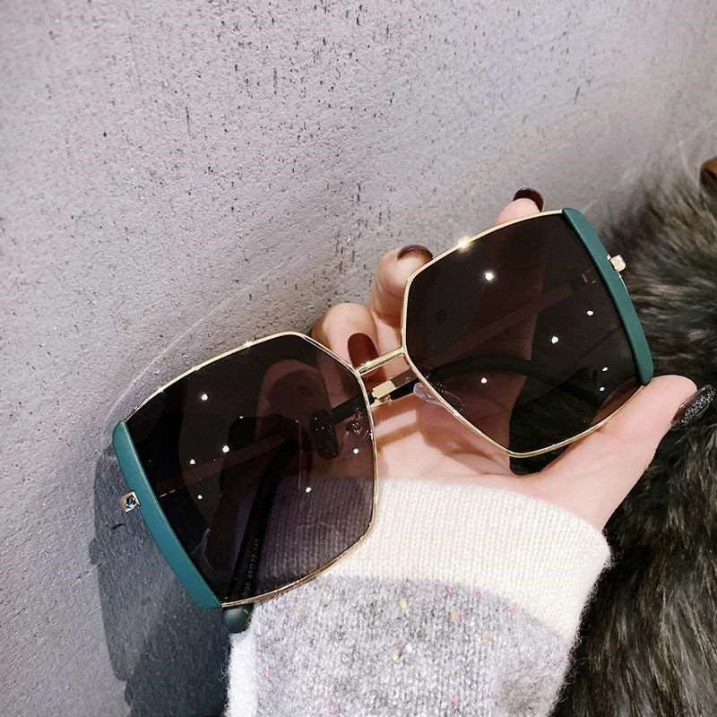 Damen trendige quadratische Sonnenbrille Brehn
