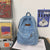 Lässiger Denim Schulrucksack