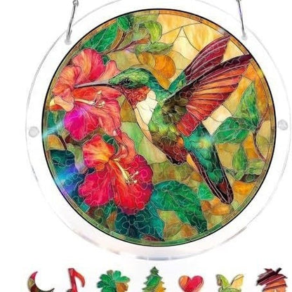 Buntglas Wandbehang Brehn