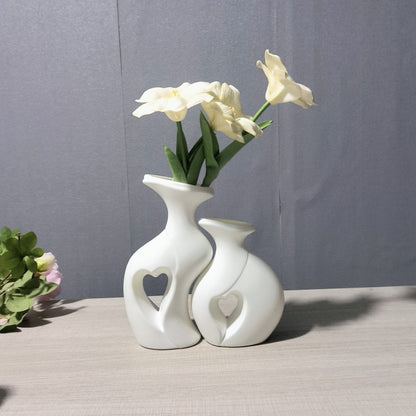 Moderne Herzförmige Dekorative Vase Brehn