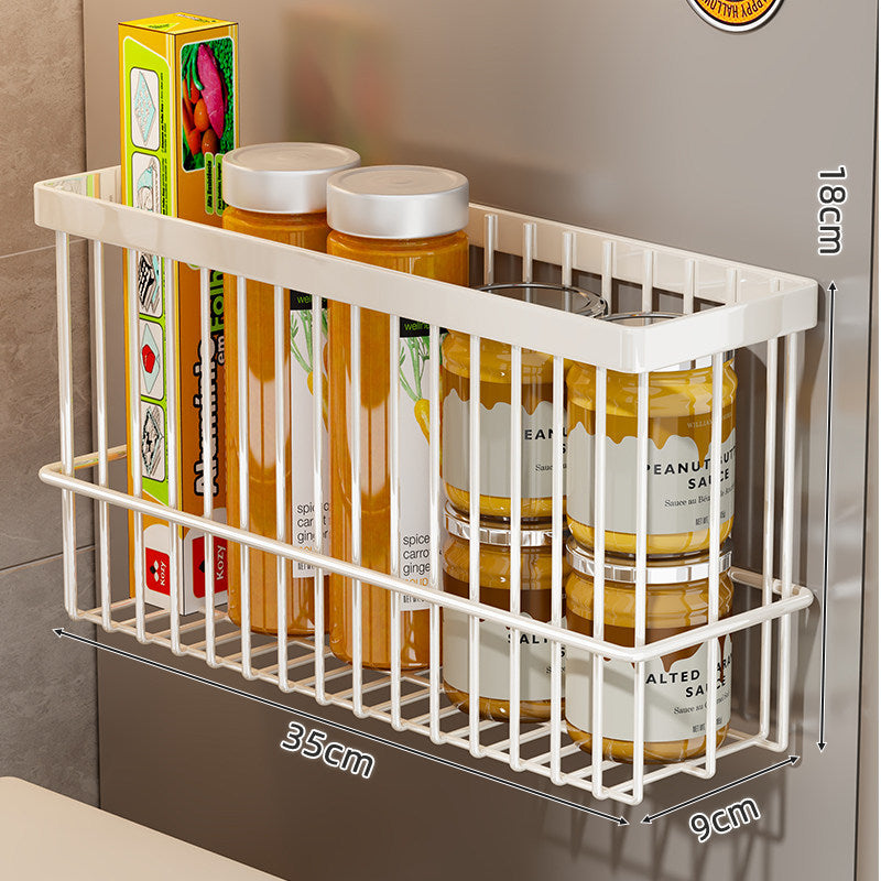 Magnetischer Klebe-Kühlschrank Draht Aufbewahrungskorb Organizer