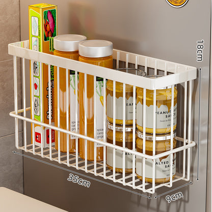 Magnetischer Klebe-Kühlschrank Draht Aufbewahrungskorb Organizer