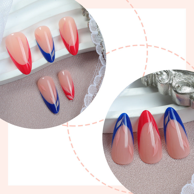 Press-On Nagelkunst Set mit elegantem Farbverlauf Design Brehn
