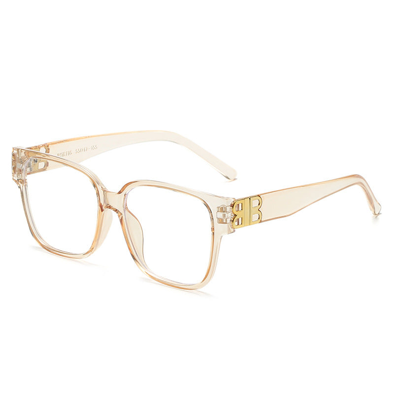 Damen modische quadratische Sonnenbrille mit elegantem Logo Brehn
