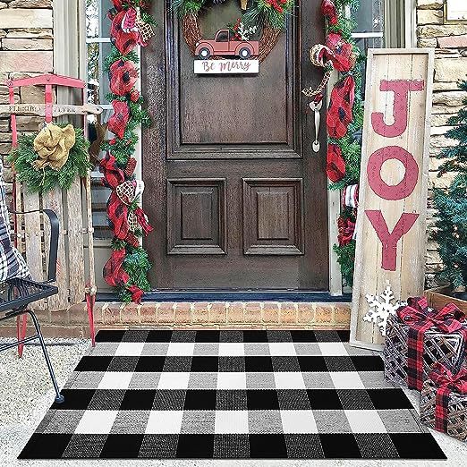 Plaid Outdoor Willkommensmatte