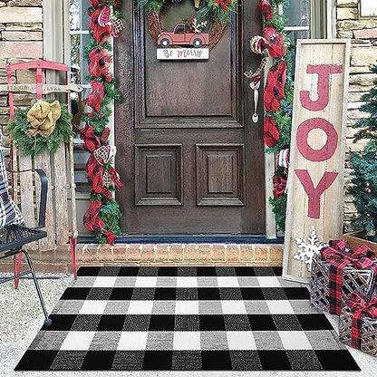 Plaid Outdoor Willkommensmatte