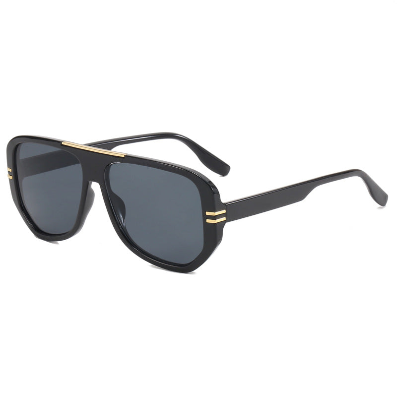 Damen Oversize-Sonnenbrille mit Designer-Rahmen Brehn