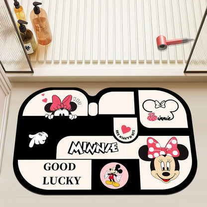 Mickey-Maus-Design Plüsch-Badematte