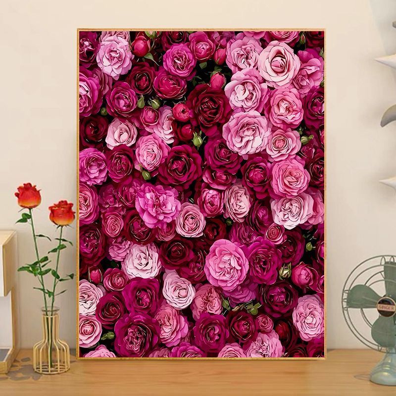 Florale Anordnung Leinwandkunst Brehn