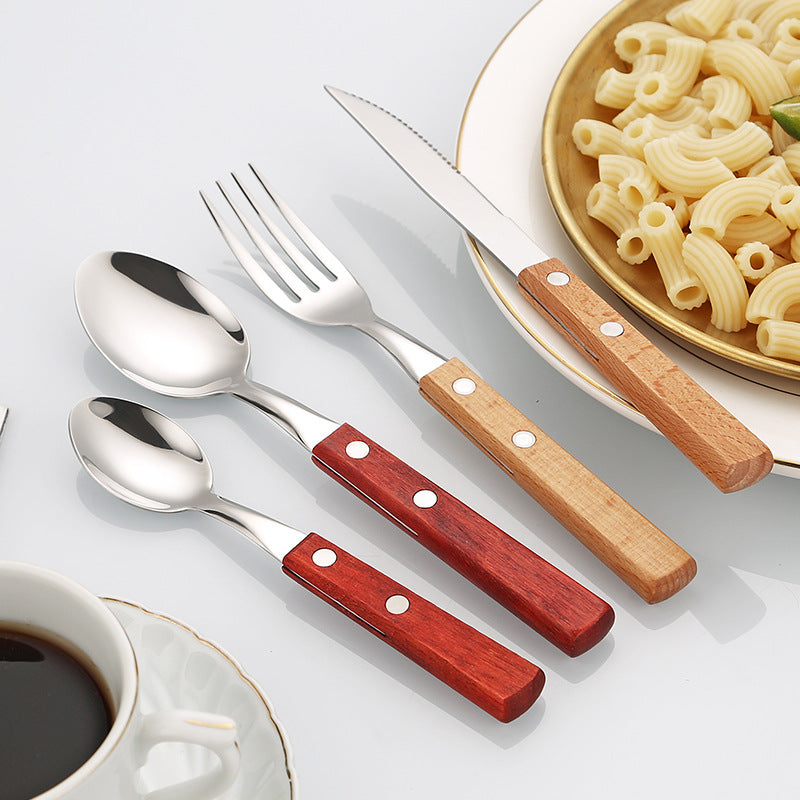 Dessertlöffel mit Ergonomischem Holzgriff Brehn